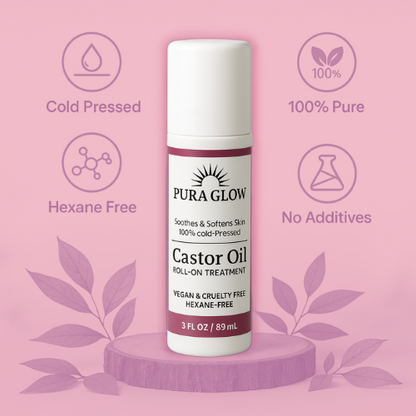 Pura Glow Roll-On Castor Oil