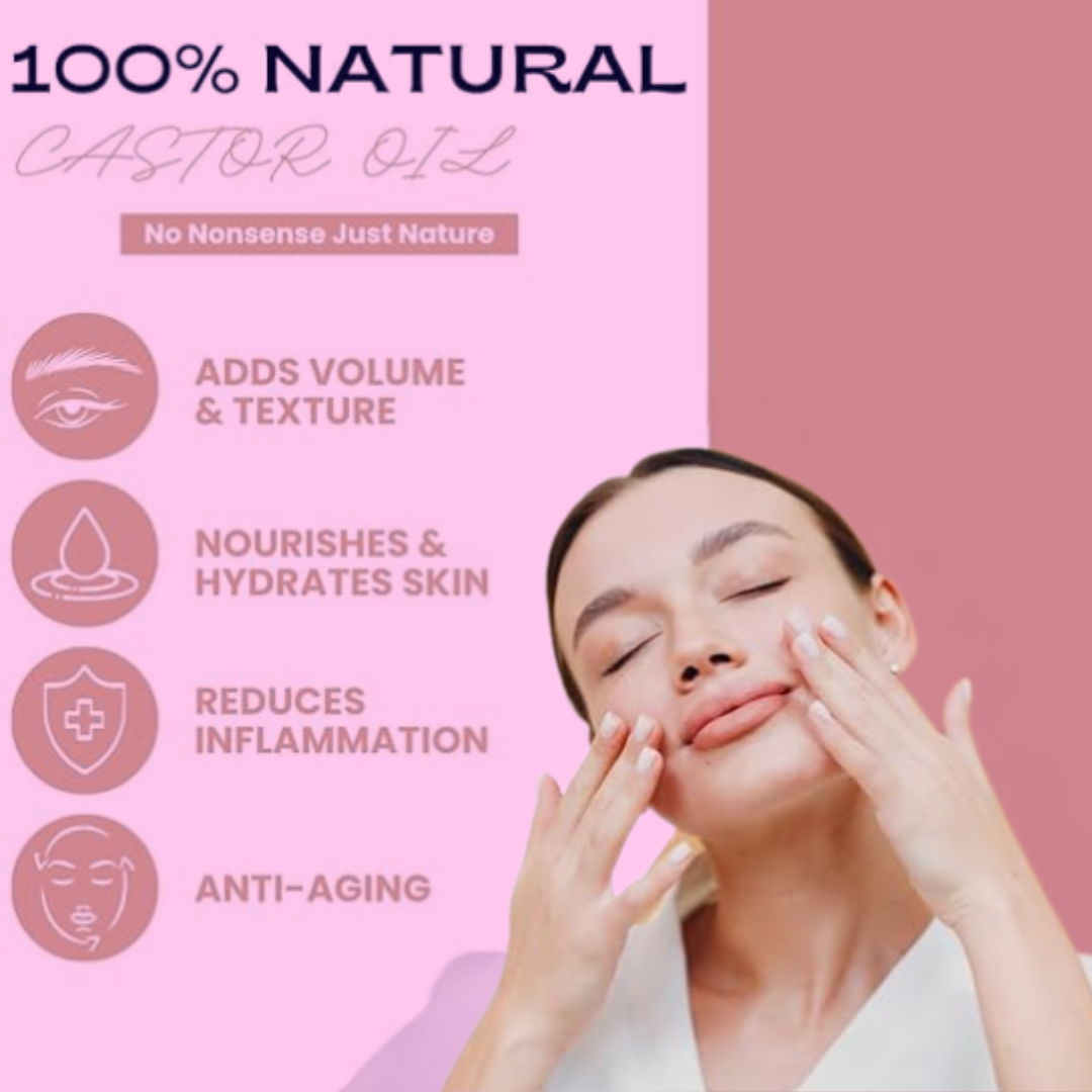 Pura Glow Roll-On Castor Oil