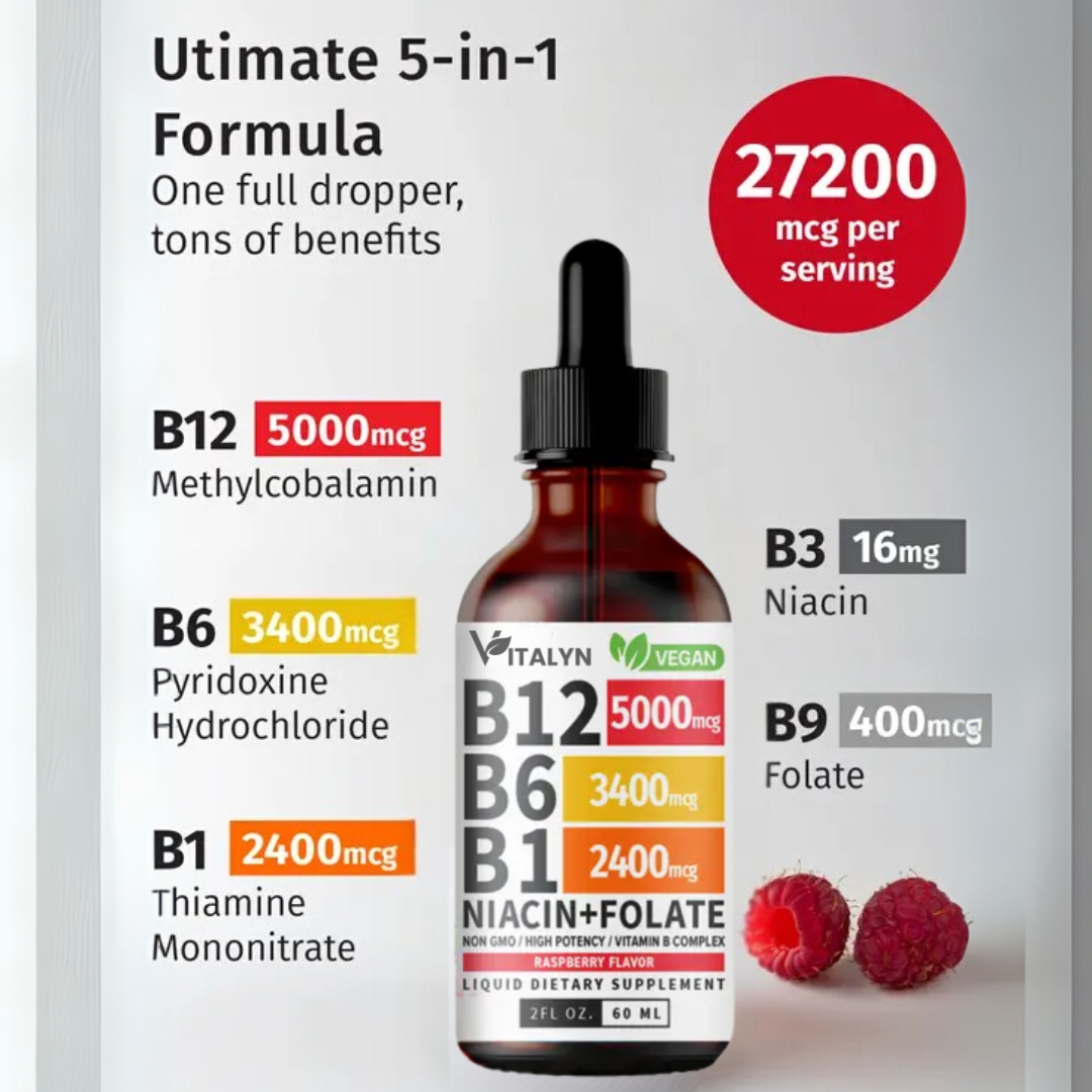 5-IN-1 Vitamin B12 Liquid Drops