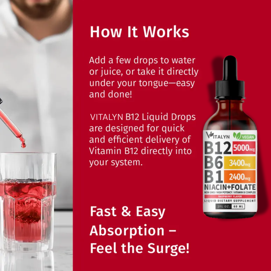 5-IN-1 Vitamin B12 Liquid Drops